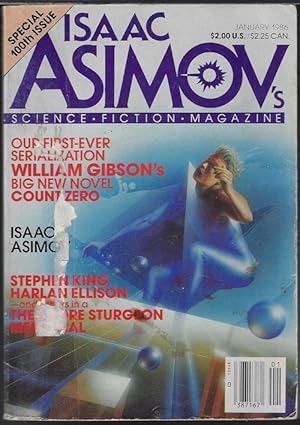 Imagen del vendedor de Isaac ASIMOV'S Science Fiction: January, Jan. 1986 ("Count Zero") a la venta por Books from the Crypt