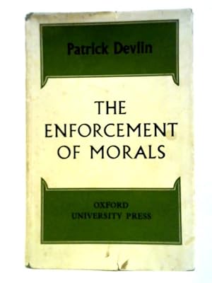 Bild des Verkufers fr The Enforcement Of Morals zum Verkauf von World of Rare Books