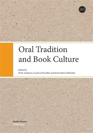 Seller image for Oral Tradition and Book Culture for sale by GreatBookPrices