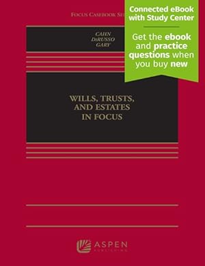 Immagine del venditore per Wills, Trusts, and Estates in Focus venduto da GreatBookPricesUK