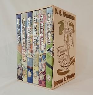 Bild des Verkufers fr Jevves & Wooster. 6 volumes The Mating Season, Thank You Jeeves, Joy In The Morning, Right Ho Jeeves, The Code Of The Woosters, Ring For Jeeves zum Verkauf von Haymes & Co. Bookdealers