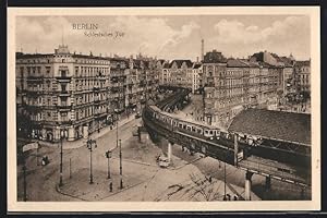 Ansichtskarte Berlin-Kreuzberg, Schlesisches Tor mit U-Bahn