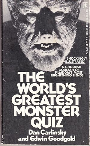 Seller image for The World's Greatest Monster Quiz for sale by John Thompson