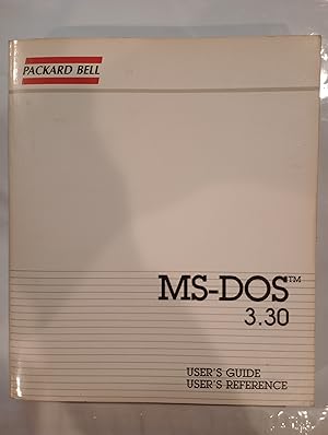 MS-DOS 3.30 User's Guide / Users Reference