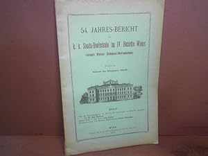 Seller image for ber die Glaubwrdigkeit der Historia Hierosolymitana des Albertus Aquensis, IV.Teil (18 S.). (= Beitrag im 54.Jahresbericht ber die k.k. Staats-Realschule im IV.Bezirke (vormals Wiedner Kommunal-Oberrealschule) in Wien). for sale by Antiquariat Deinbacher