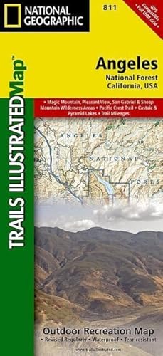 Seller image for Angeles National Forest, California, USA Outdoor Recreation Map for sale by moluna