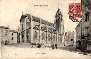 Ansichtskarte / Postkarte Fontenay sous Bois Val de Marne, Kirche