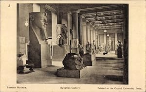 Imagen del vendedor de Ansichtskarte / Postkarte London City England, British Museum, Egyptian Gallery a la venta por akpool GmbH