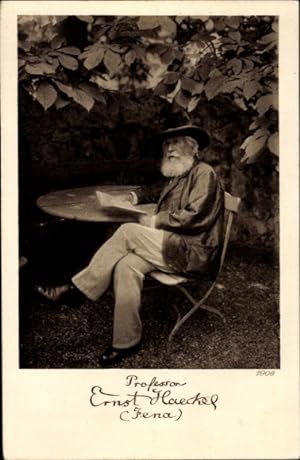 Ansichtskarte / Postkarte Professor Ernst Haeckel, Mediziner, Zoologe