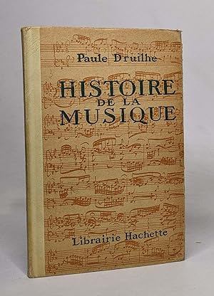 Bild des Verkufers fr Histoire de la musique zum Verkauf von crealivres