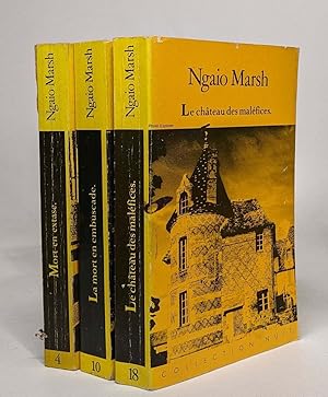 Image du vendeur pour Lot de 3 romans de Ngaio Marsh: Le Chteau des malfices / Mort en extase / La mort en embuscade mis en vente par crealivres