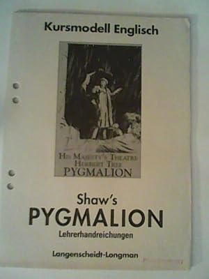 Bild des Verkufers fr Pygmalon, Lehrerhandreichungen Kursmodell Englisch zum Verkauf von ANTIQUARIAT FRDEBUCH Inh.Michael Simon