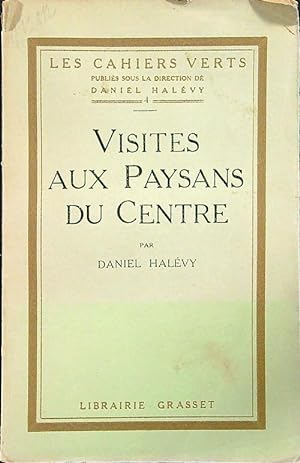 Seller image for Visites aux paysans du centre for sale by Librodifaccia