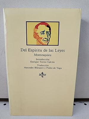 Del Espiritu De Las Leyes