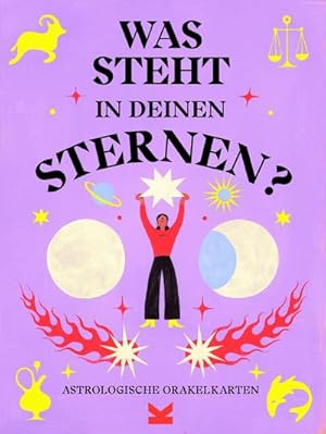 Imagen del vendedor de Was steht in deinen Sternen? : Astrologische Orakelkarten a la venta por AHA-BUCH GmbH