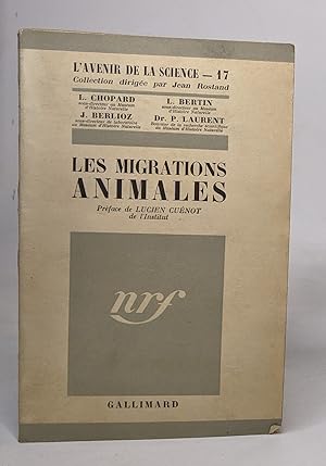 Seller image for Les migrations animales for sale by crealivres