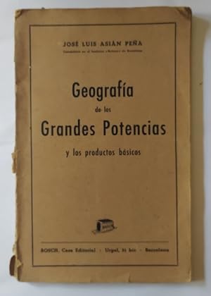 Imagen del vendedor de Geografa de las grandes potencias y los productos bsicos a la venta por La Leona LibreRa