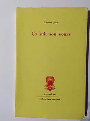 Seller image for Ca suit son cours for sale by Librairie La Part du Rve
