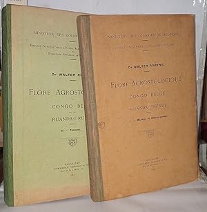 Imagen del vendedor de Flore agrostologique du Congo Belge et du Ruanda-Urundi Tome I & II - Maydes et andropogones Panices a la venta por Librairie Albert-Etienne