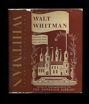 Seller image for WALT WHITMAN - COMPLETE POETRY & SELECTED PROSE and LETTERS (First edition, first printing of this collection) for sale by Orlando Booksellers