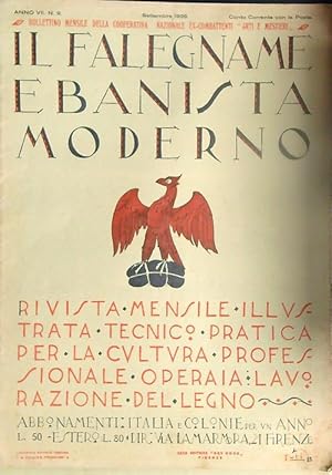 Il falegname ebanista moderno 9/settembre 1926