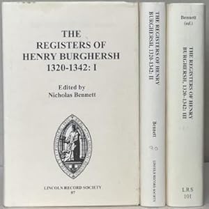 Seller image for THE REGISTERS OF BISHOP HENRY BURGHERSH 1320 - 1342. for sale by Alex Alec-Smith ABA ILAB PBFA