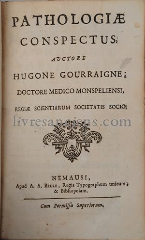 Pathologiae conspectus, auctore Hugone Gourraigne