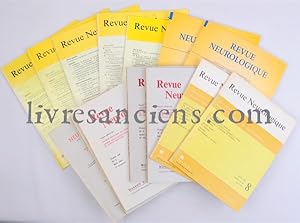 Lot de 13 numéros de la Revue Neurologique,