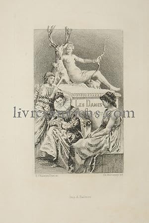 Suite de 11 gravures pour les Dames Galantes de Brantome