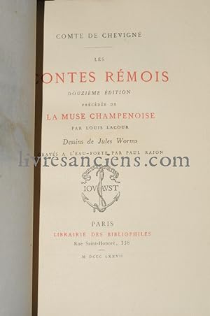 Seller image for Les Contes rmois for sale by Eric Zink Livres anciens