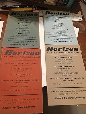 Horizon. A Review. 12 issues, full year for 1942