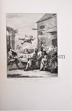 Image du vendeur pour Les principales avantures de l'admirable Don Quichotte reprsentes en figures par Coypel, Picart le Romain, et autres habiles matres avec les explications des XXXI planches de cette magnifique collection tires de l'original espagnol de Miguel de Cervantes mis en vente par Eric Zink Livres anciens