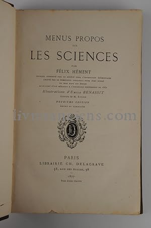 Menus propos sur les sciences