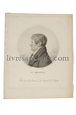 Image du vendeur pour Portrait de N. Arnoult mis en vente par Eric Zink Livres anciens