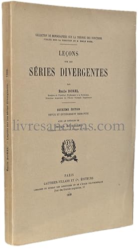 Image du vendeur pour Leons sur les sries divergentes mis en vente par Eric Zink Livres anciens