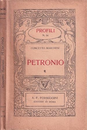 Bild des Verkufers fr Petronio zum Verkauf von Biblioteca di Babele