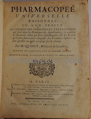 Pharmacopée universelle raisonnée