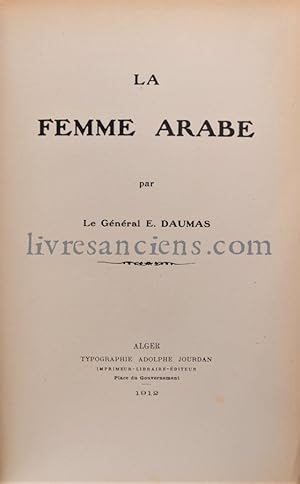 La Femme Arabe