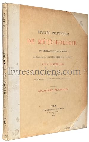 Bild des Verkufers fr tudes Pratiques de Mtorologie et observations compares des Stations de Beaulieu, Svres et Vacquey pour L'Anne 1903. Atlas des Planches. zum Verkauf von Eric Zink Livres anciens