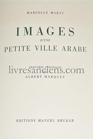 Images d'une petite ville arabe