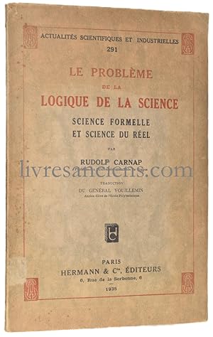 Le Problème de la logique de la science, science formelle et science du réel