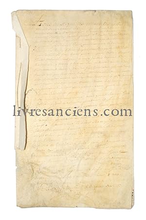 Contrat de bail pour la moisson de 1773