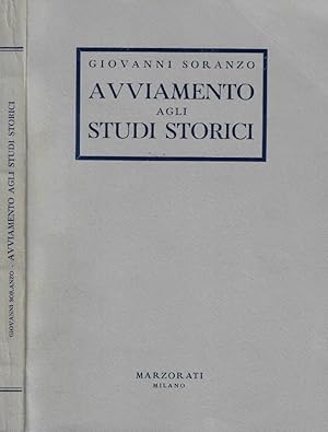 Image du vendeur pour Avviamento agli studi storici mis en vente par Biblioteca di Babele