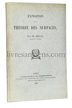 Exposition de la théorie des surfaces