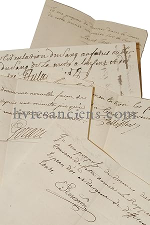 Documents de travail d'un société des sciences de Marseille