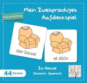 Bild des Verkufers fr Mein zweisprachiges Aufdeckspiel, Zu Hause Deutsch-Spanisch (Kinderspiel) zum Verkauf von AHA-BUCH GmbH