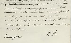 Image du vendeur pour A Great American Literary Manuscript: the Complete Conclusion, Signed and Dated, of Book 4 of Washington Irving's The Life of Washington ("In the volumes here concluded, we have endeavored to narrate faithfully the career of Washington from childhood") mis en vente par The Raab Collection