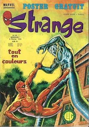 Bild des Verkufers fr Strange n 98. ( Manque le Poster ). zum Verkauf von Librairie Victor Sevilla