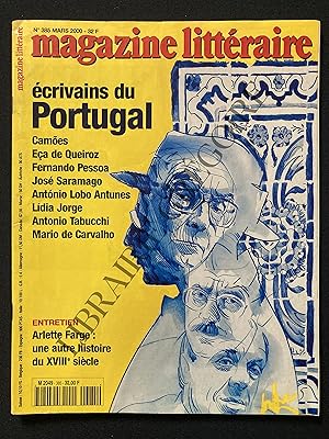 MAGAZINE LITTERAIRE-N°385-MARS 2000-ECRIVAINS DU PORTUGAL