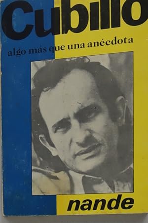 Image du vendeur pour Cubillo, algo ms que una ancdota mis en vente par Librera Alonso Quijano